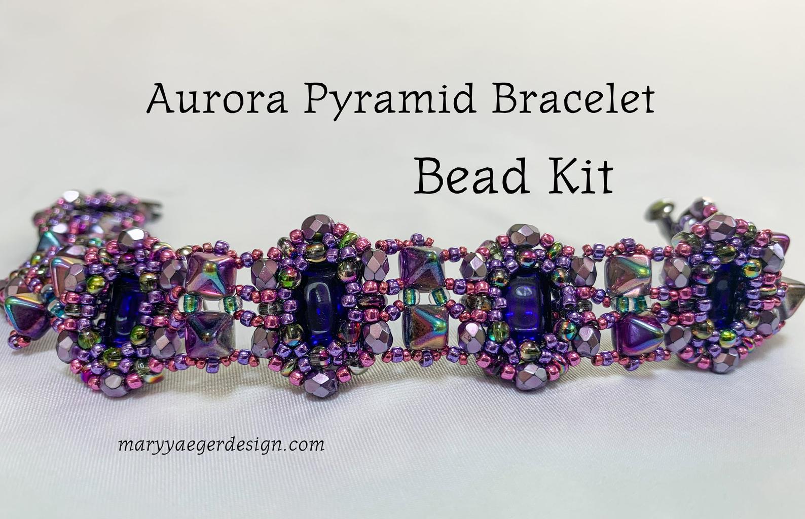 Aurora Pyramid Bracelet Beadkit DIY